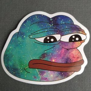 Galaxy pepe sticker